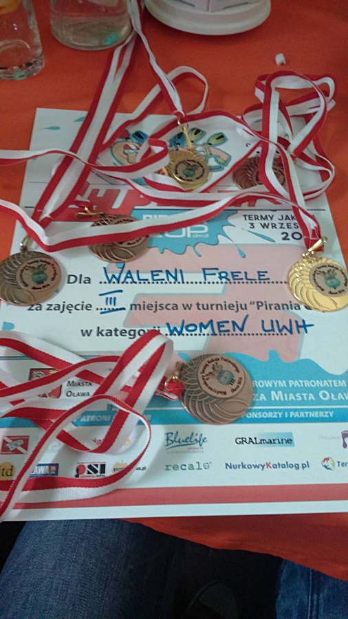 Hokej pod wodą Walenie UWH Siemianowice Śląskie